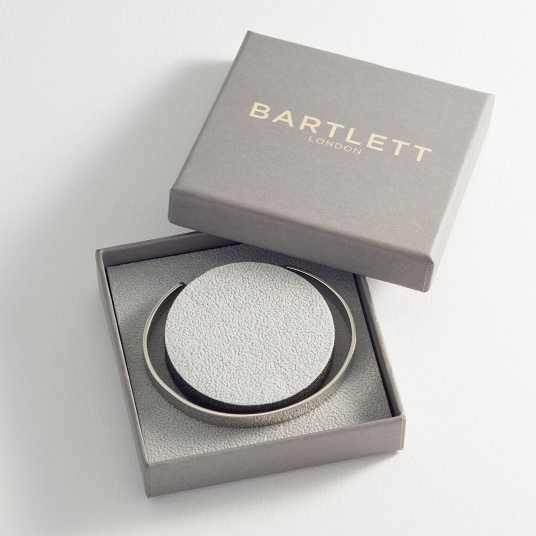 Bartlett  Silver Plated Metal Cuff