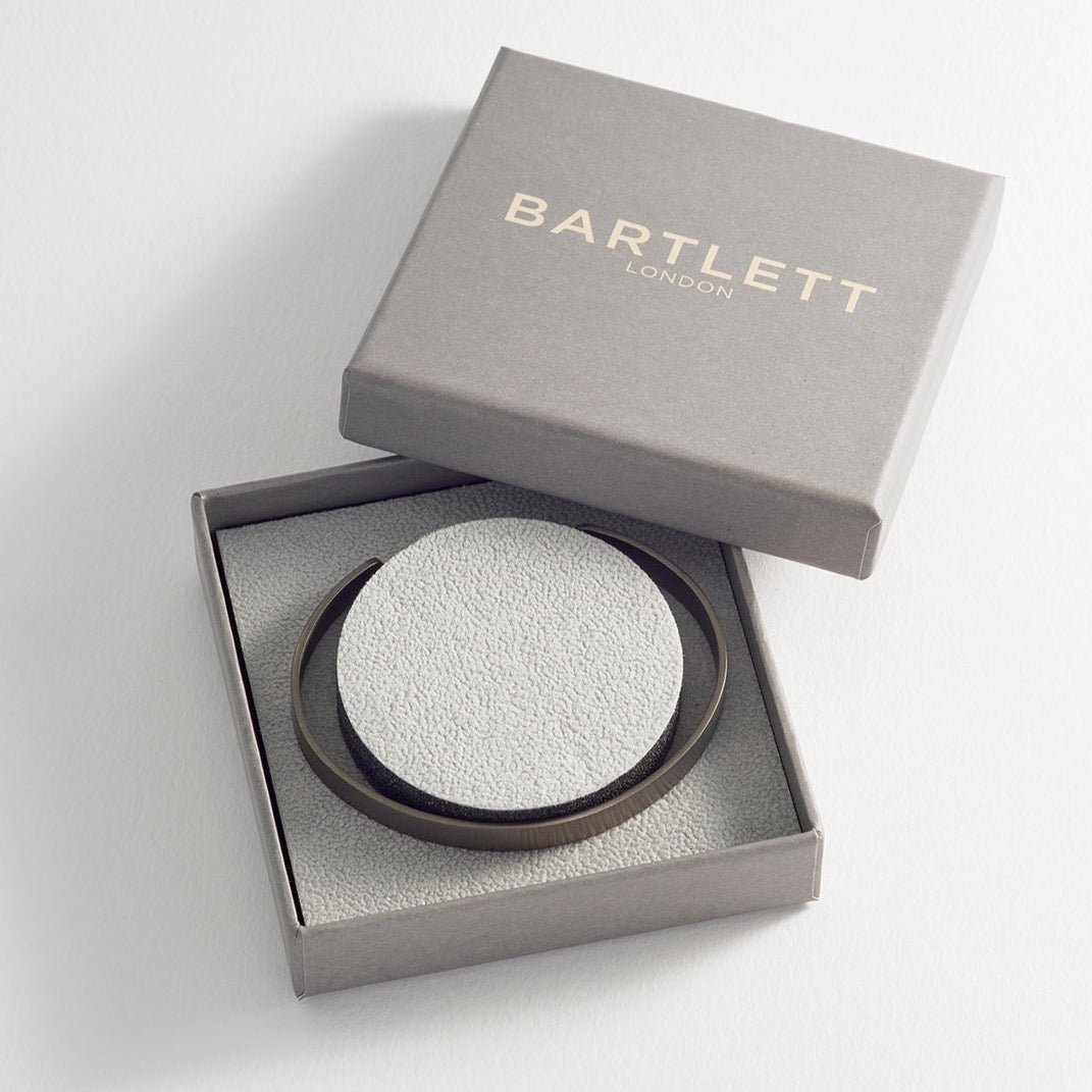 Bartlett Gunmetal Plated Metal Cuff