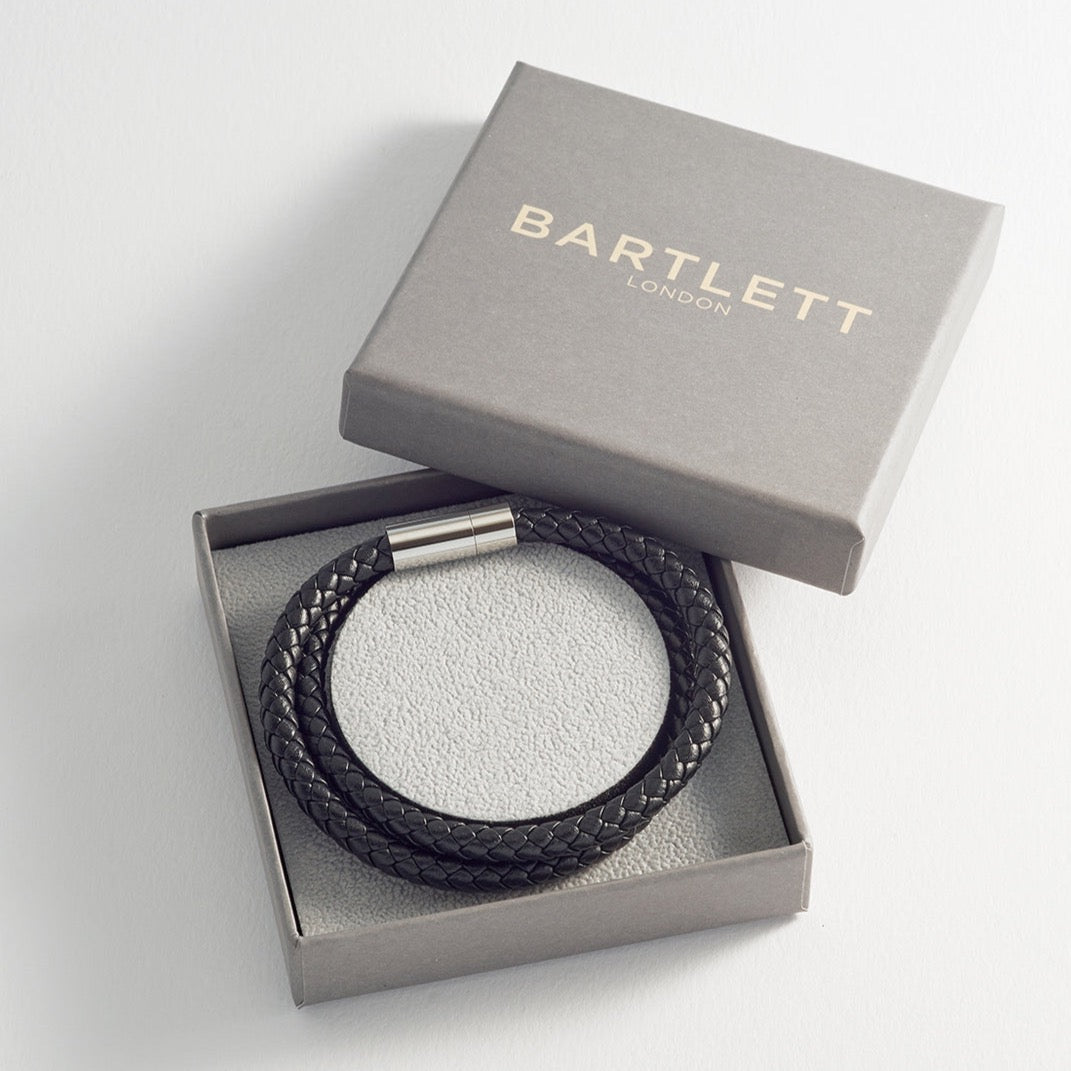 Bartlett  Leather Double Wrap Bracelet