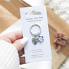 Forget-me-Knot Flower Keyring