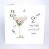 Moonlight & Martini's Girls Sparkle 21st Birthday Card