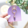 Amethyst Crystal Keyring