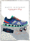 Cobalt Happy Birthday Trainer Card