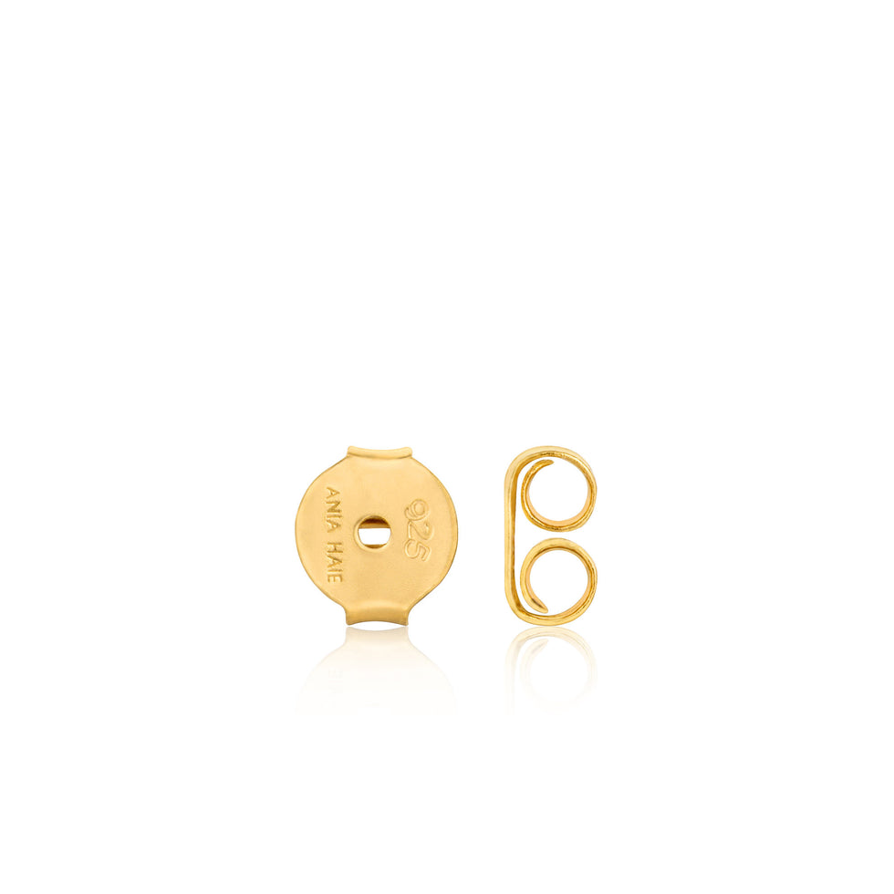 Ania Haie Gold Spike Diamond Stud Earrings