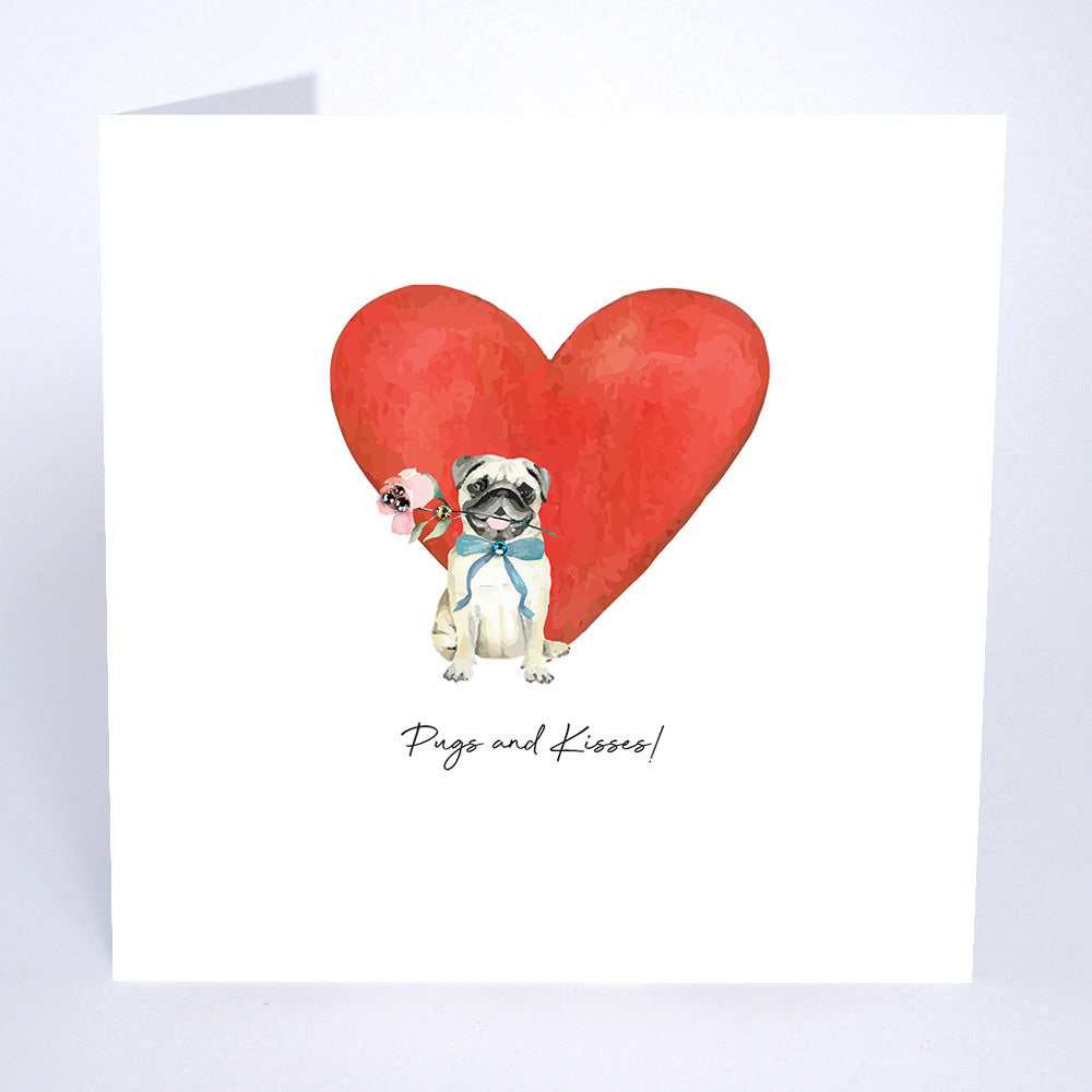 Five Dollar Shake Pugs and Kisses Card| More Than Just A Gift