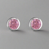 Rose Pink  Stud Earrings