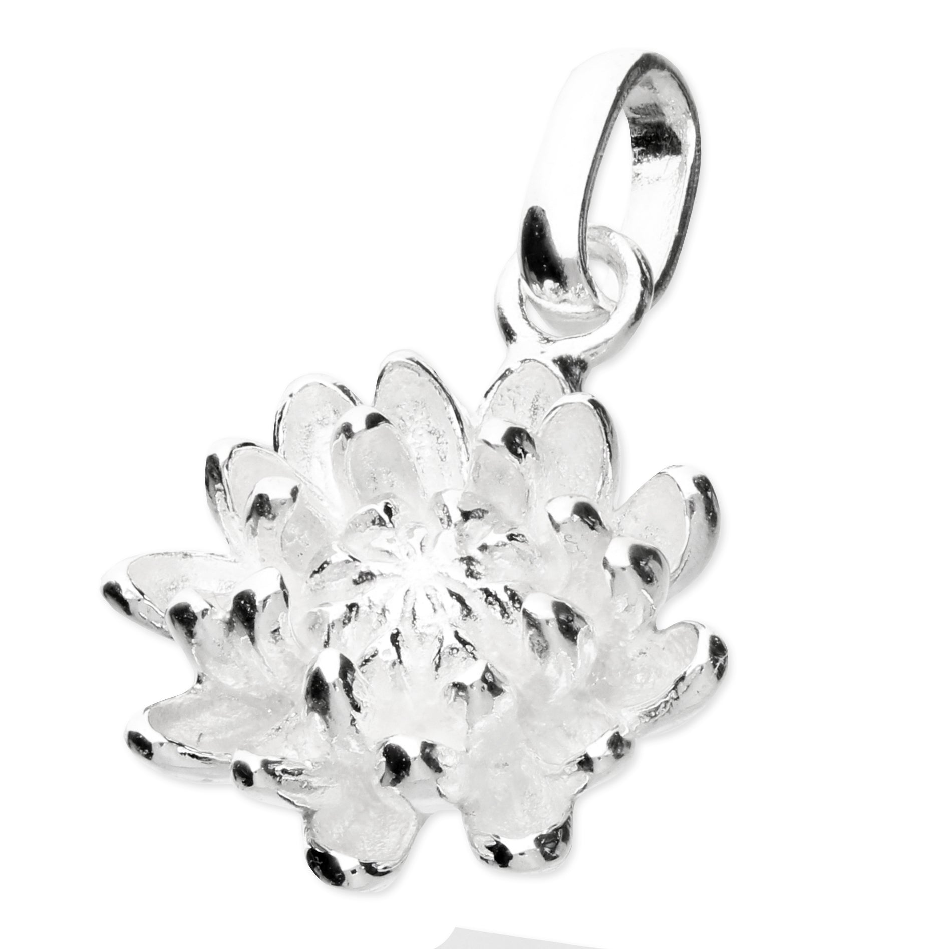 Iris & Miel Sterling Silver Chrysanthemum Necklace