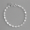 Sterling Silver Flat Star Bracelet