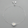 Sterling Silver Daisy Bracelet