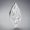 Sterling Silver Leaf CZ Pendant