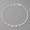 Sterling Silver Paperclip Chain Bracelet