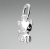 Sterling Silver Kitten Pendant