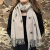 Honey Bee Scarf Beige