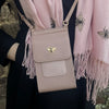 Alice Wheeler Blush Pink Mini Bloomsbury Phone Bag