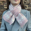 POM Wool Blend Pink Pull Through Scarf