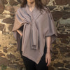 Taupe Pull Through Poncho