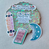 Taylor Swift Set Of 5 Stickers - Folklore