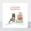 Winterland Dad Dog & Presents Christmas Card