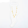 Mira Mira Multi Disc  Gold Plated Stainless Steel Anklet