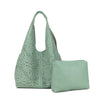 Lola Laser-cut Bag - Green