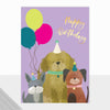 Happy Birthday Dogs Card