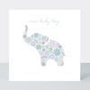 Lavender Haze Baby Boy Card