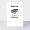 Law Of The Jungle Grandson Birthday Card