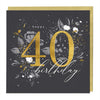 Whistlefish Happy 40th Birthday Card