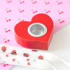 Lovestruck Red Heart Taper Candle Holder