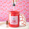 Cherry Jam Jar Oil Burner & Wax Warmer