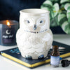 Night Flight Owl Shaped Iridescent Oil Burner and Wax Warmer