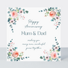 Romance Mum & Dad Anniversary Card