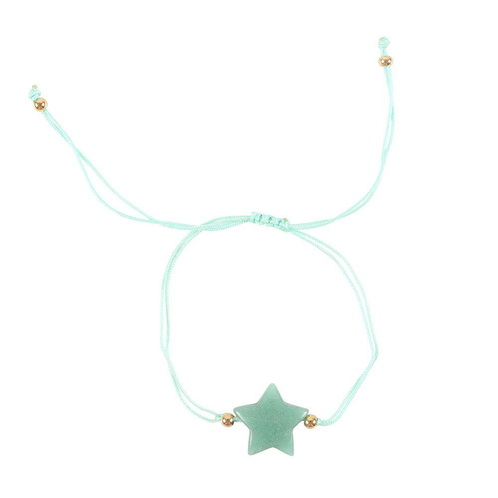 Shine Bright Aventurine Star Crystal String Bracelet