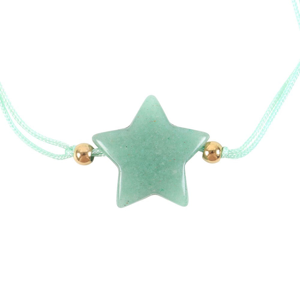 Shine Bright Aventurine Star Crystal String Bracelet