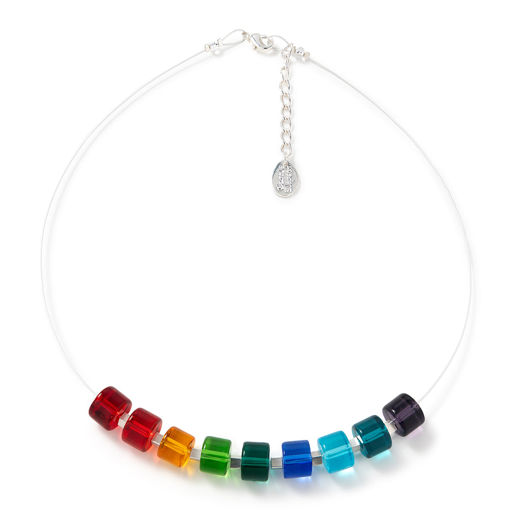 Carrie Elspeth Rainbow Illuminations Links Necklace