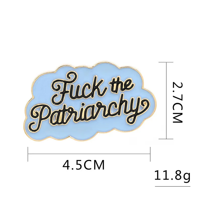 Taylor Swift Alloy Pin - 'Patriarchy'