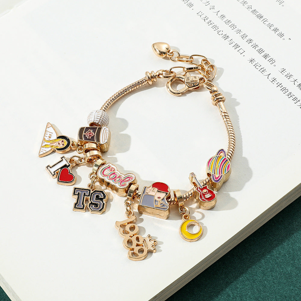 Taylor swift Alloy Charm Bracelet