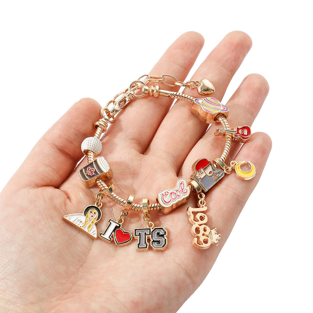 Taylor swift Alloy Charm Bracelet