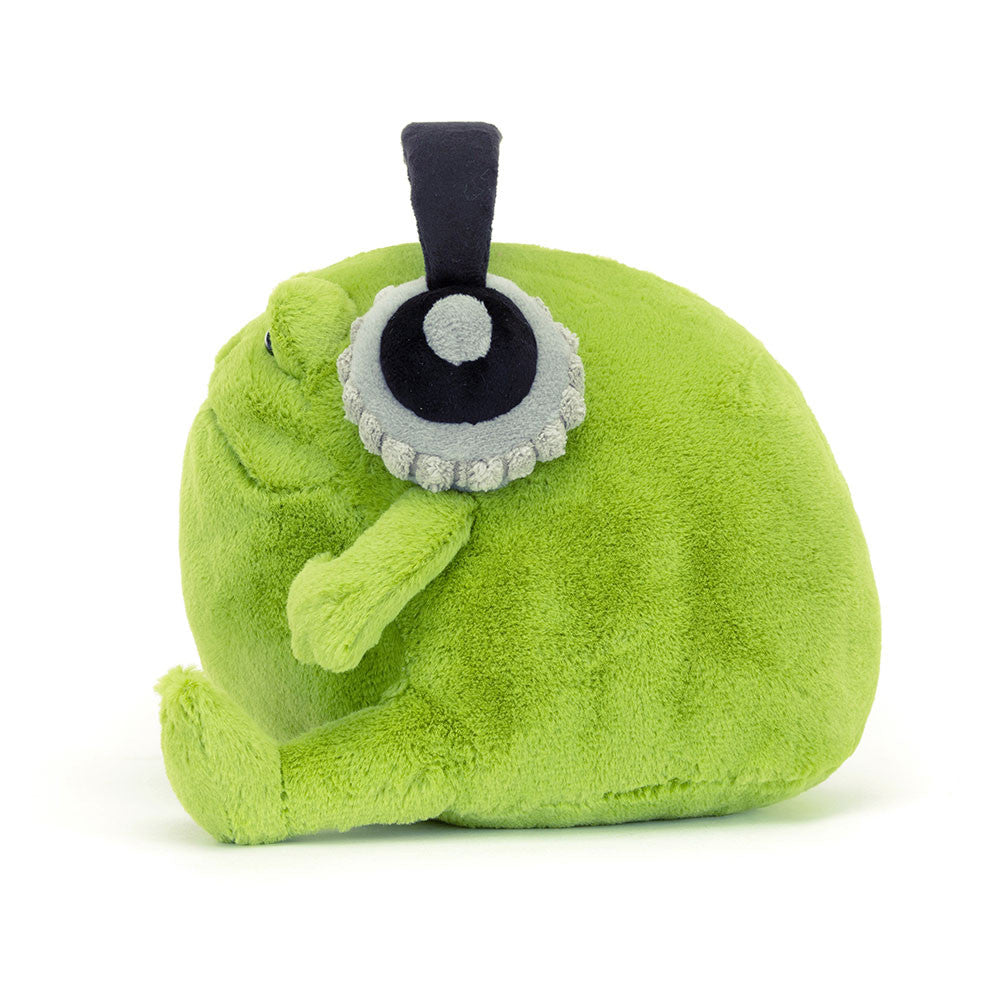 Jellycat Ricky Rain Frog  With Headphones