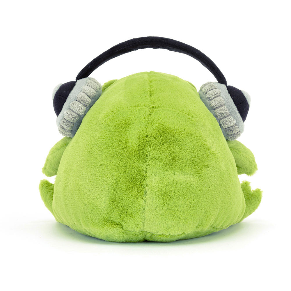 Jellycat Ricky Rain Frog  With Headphones