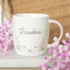 Grandma Pastal Floral Mug