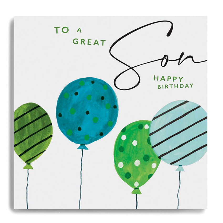 Serendipity Great Son Birthday Card