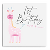 Serendipity 1st Birthday Giraffe Card