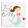 Serendipity 2nd Birthday Mermaid Card