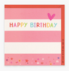 Electric Dreams - Birthday Pink Stripe Card