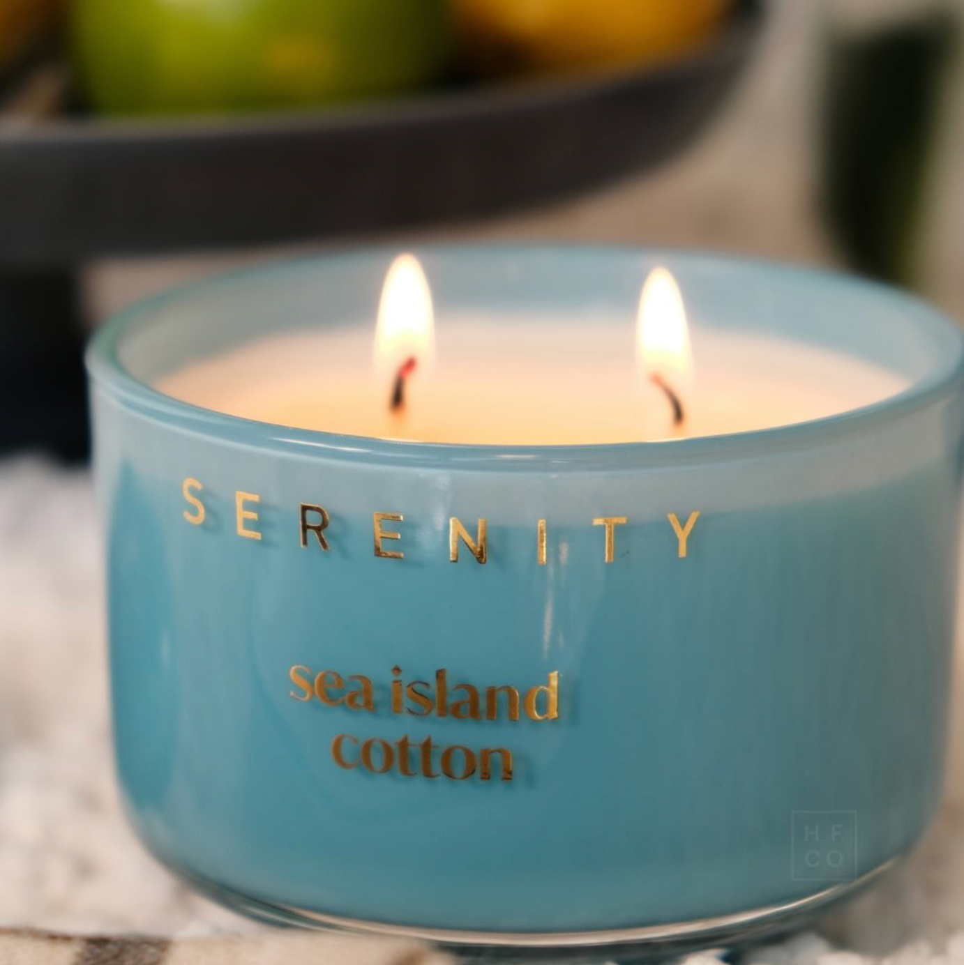 Serenity Vivid Candle - Sea Island Cotton