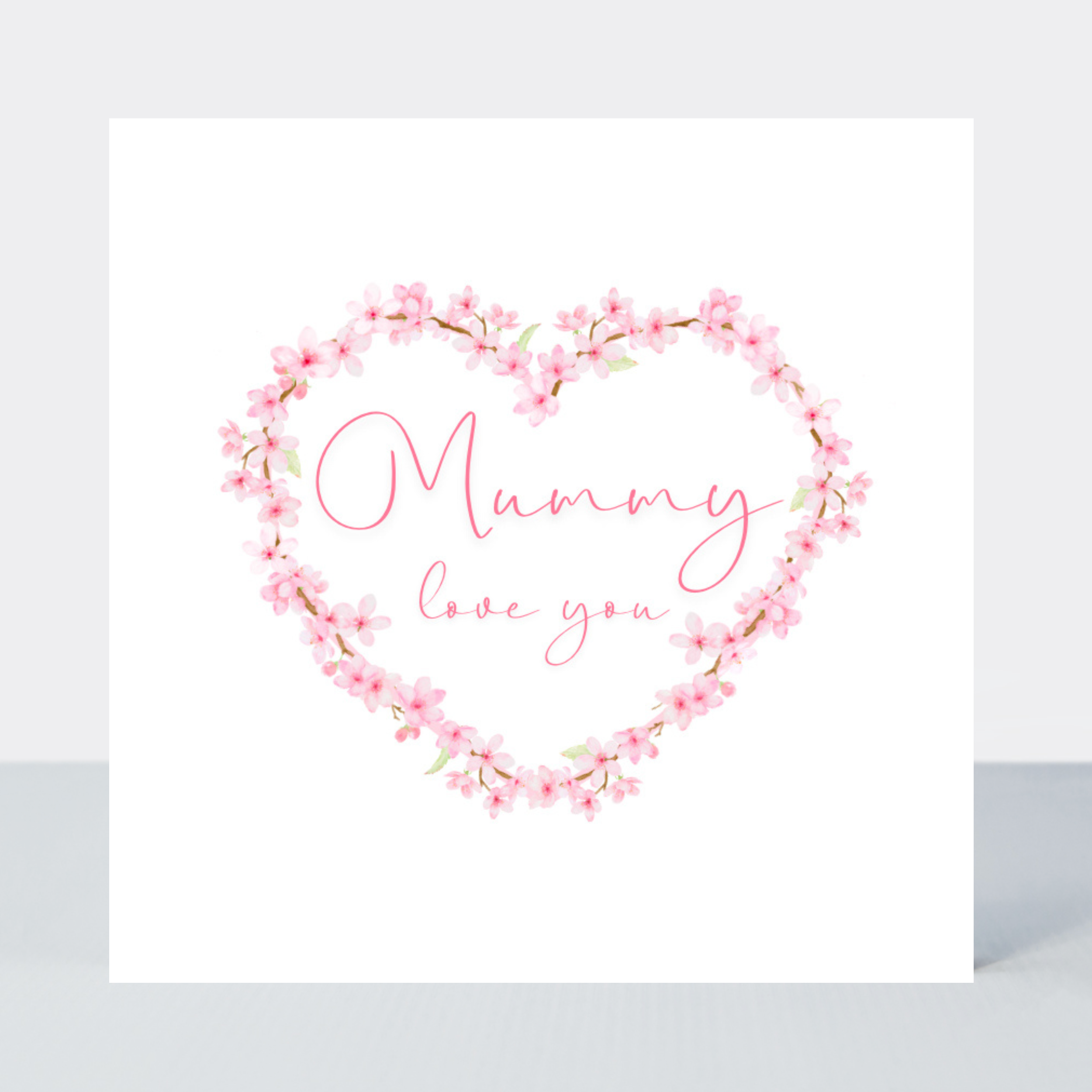 Hana Blush Mummy Love You Card