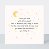 Woodland Wishes I Love You Mum Card