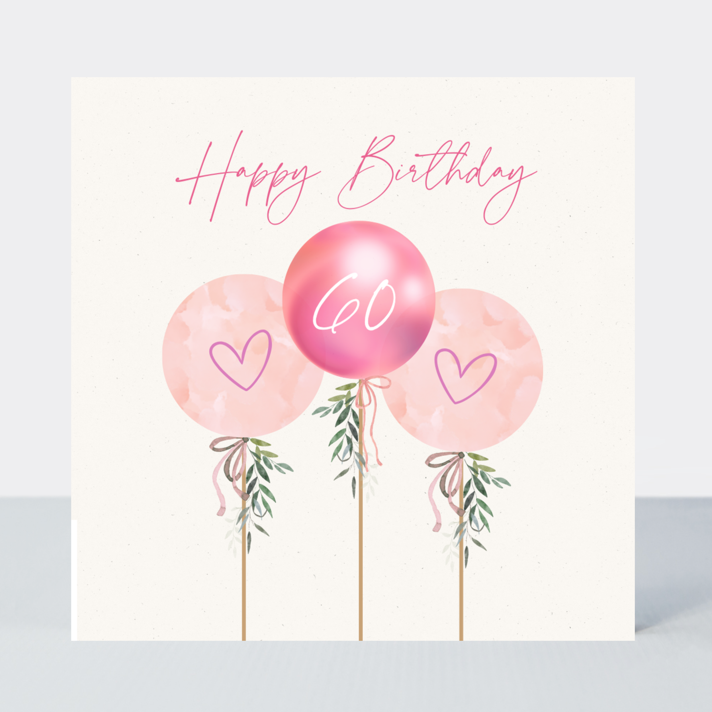 Camile 60 Happy Birthday Balloons Card