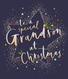 Cloud Nine - To a Special Grandson Christmas Card